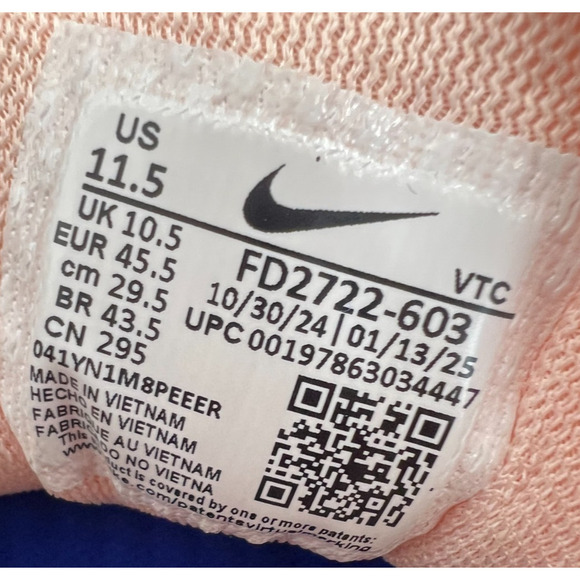 Nike Air Zoom Pegasus 41 Washed Coral Men’s Size 11.5 FD2722-603 New main image 6